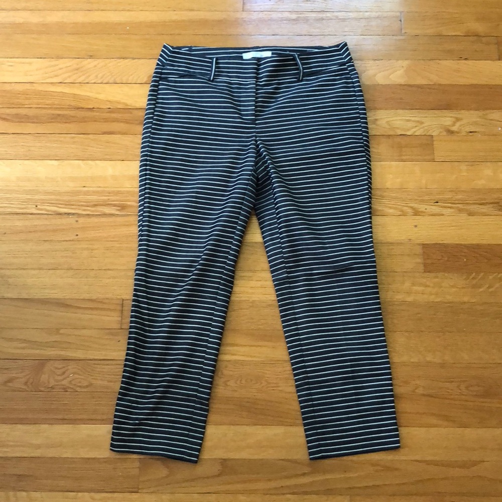 Loft Marisa Strip dress pants